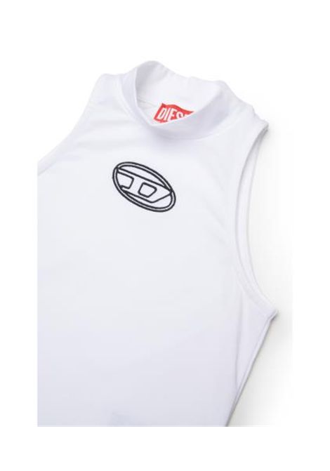 Body smanicato con logo DIESEL KIDS | J02577 KYA0LK100